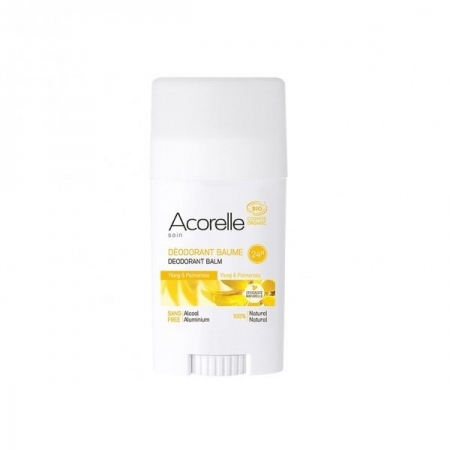 ACORELLE Organiczny dezodorant w sztyfcie Ylang i Palmarosa ECOCERT 40g